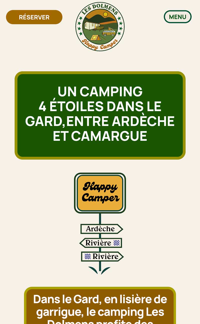 Dolmens1 Webmaster dans le Gard, création de sites internet pour un domaine de mariage