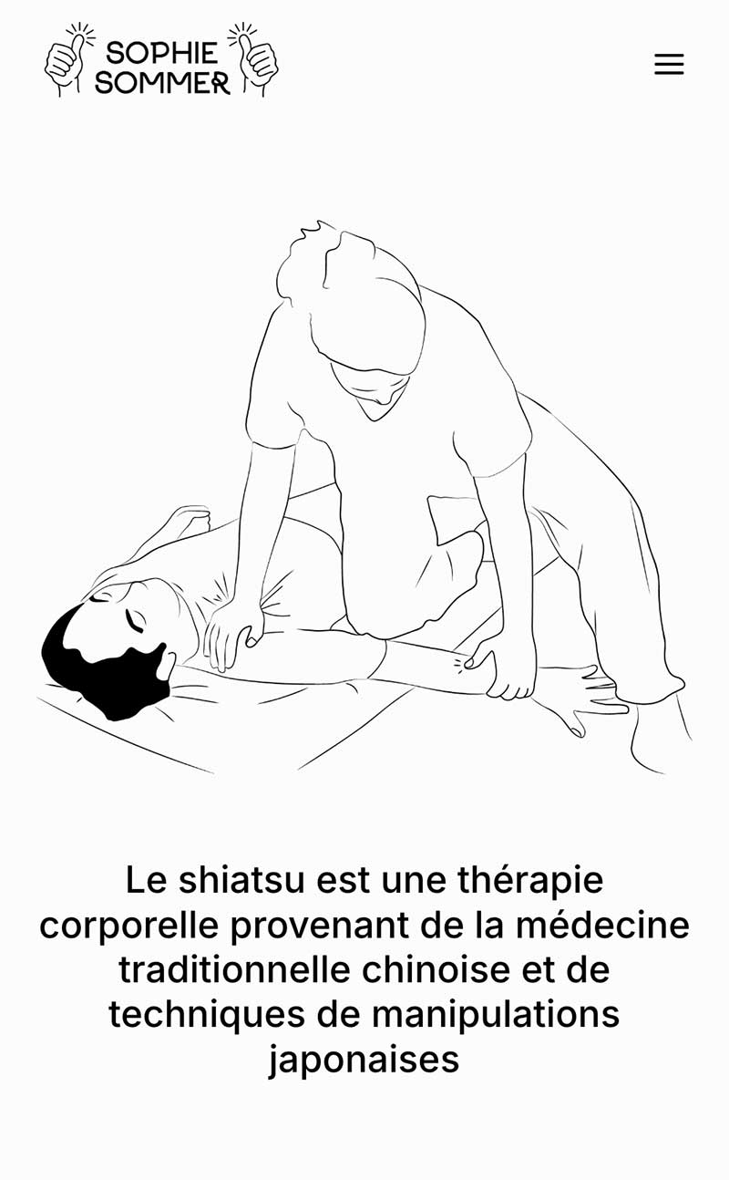 Sophie Webmaster dans le Gard, création du site vitrine dans le domaine du bien-être