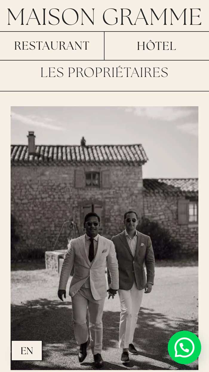 webmaster et graphisme pour un hôtel restaurant à Lussan, Uzès, dans le Gard